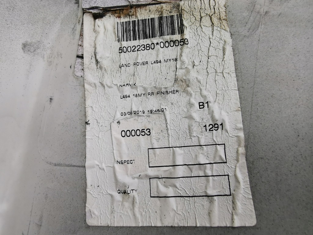 фото №10, Land rover range rover l494 накладка бампера задняя