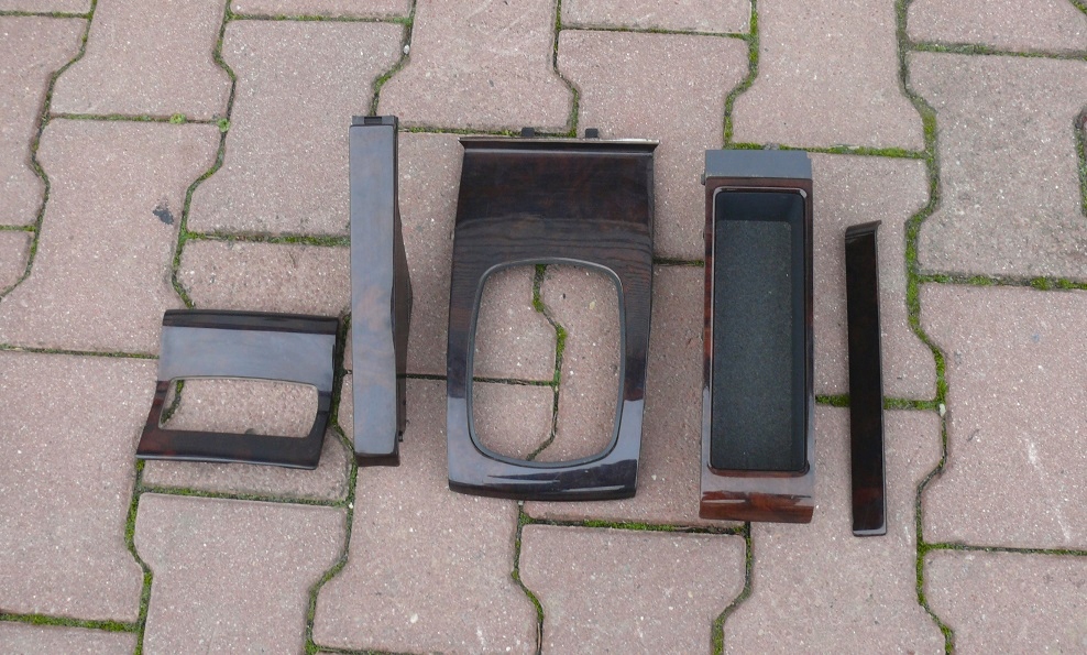 фото №10, Накладки декоры drewno панели дверь туннель среднего audi s6 a6 c5 quattro