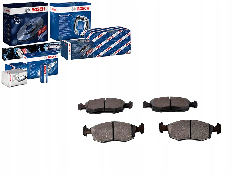 фото №1, Гальмівні колодки гальмівні fiat перед palio sien bosch