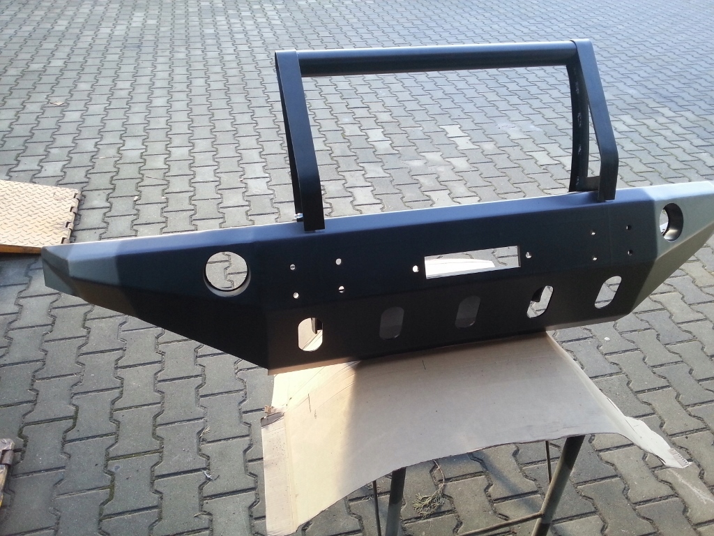 фото №6, Бампер стальной перед передний pajero 2 ii подъемник fv