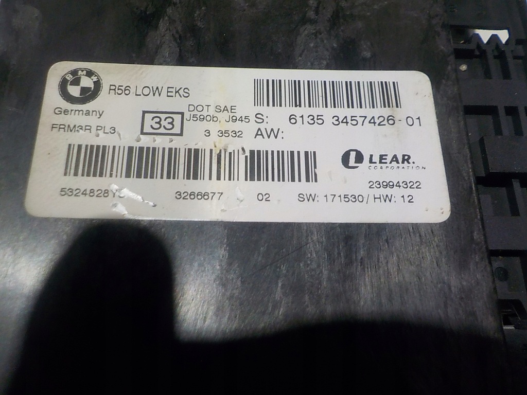 фото №2, Mini mini r56 модуль світла 6135 3457426-01 3457426