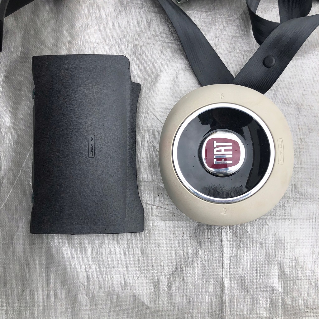 фото №5, Fiat 500 lift панель приладів подушки безпеки подушка безпеки натягувачі 19r