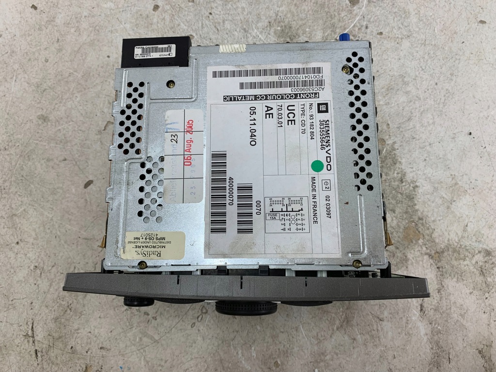 фото №5, Радио cd opel vectra c 383555646
