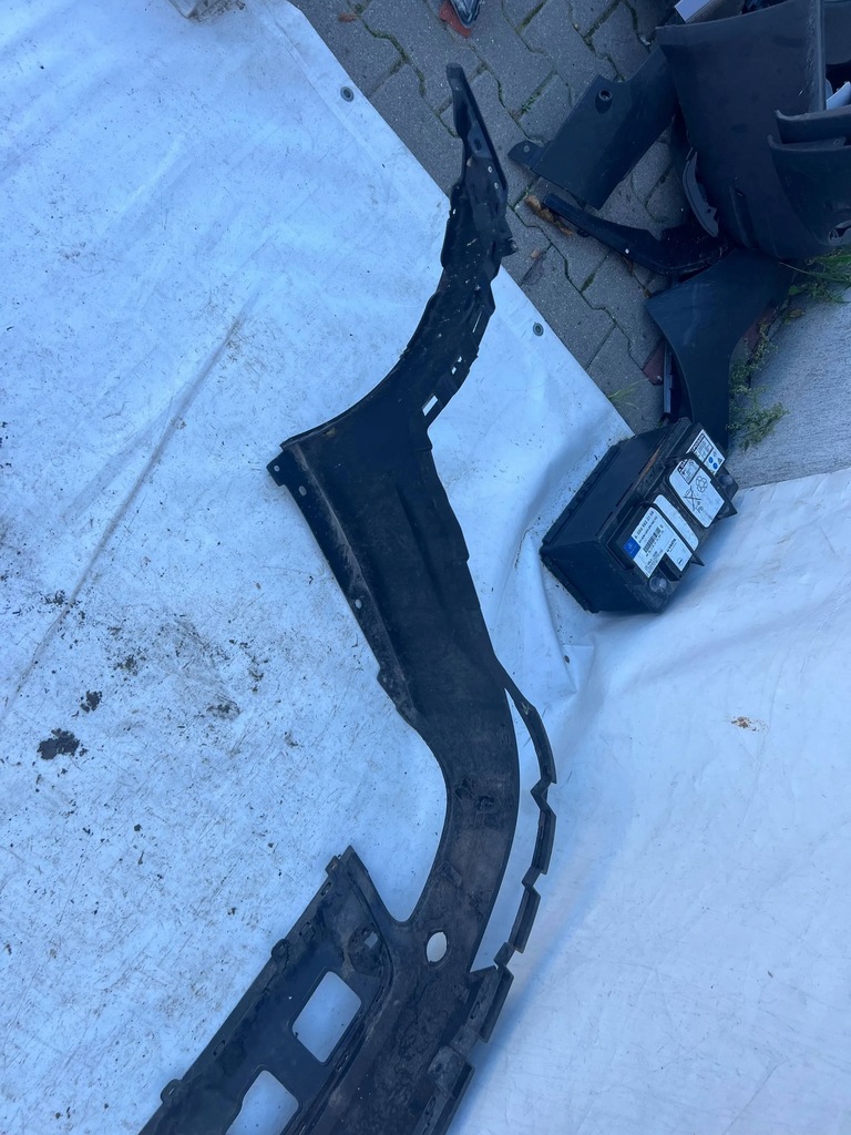 фото №10, Спойлер hyundai santa fe grand iii 2013 бампер задняя задний спойлер молдинг