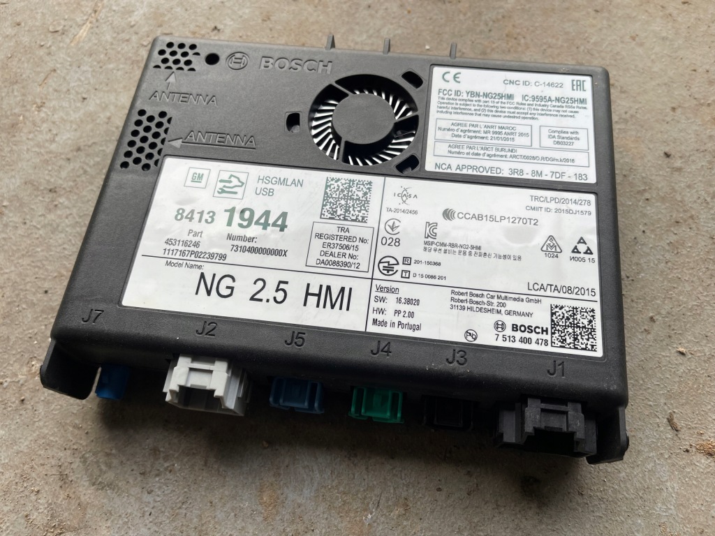 Купить Модуль блок управления радио навигации hmi opel astra k 84131944