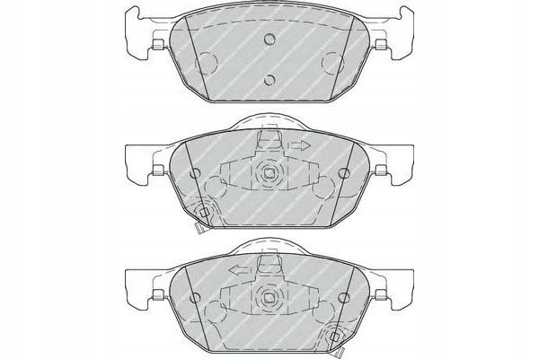 фото №1, Ferodo тормозные колодки тормозные honda accord viii 2.2 i-dt