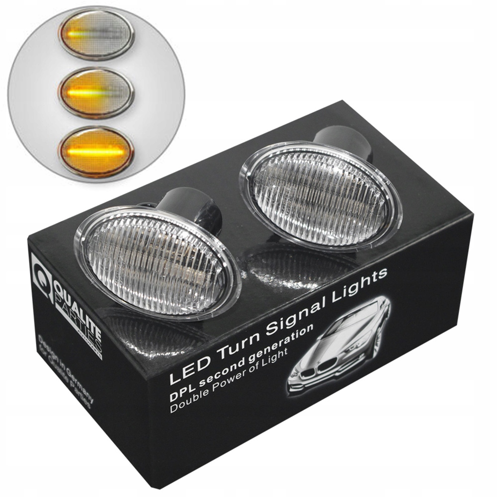 фото №1, Динамічні поворотники led fiat 500 07- ford ka