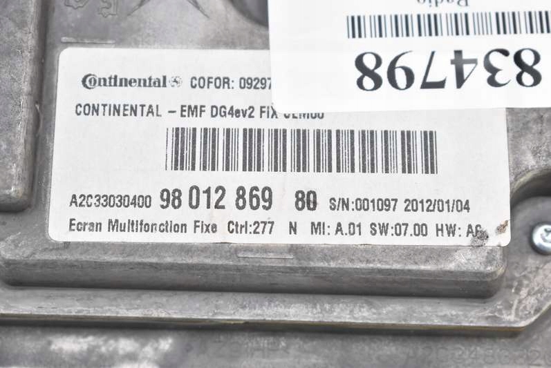 фото №13, Радіо радіопрогравач 9800247580 9801286980 96656643xz peugeot 508 1 i