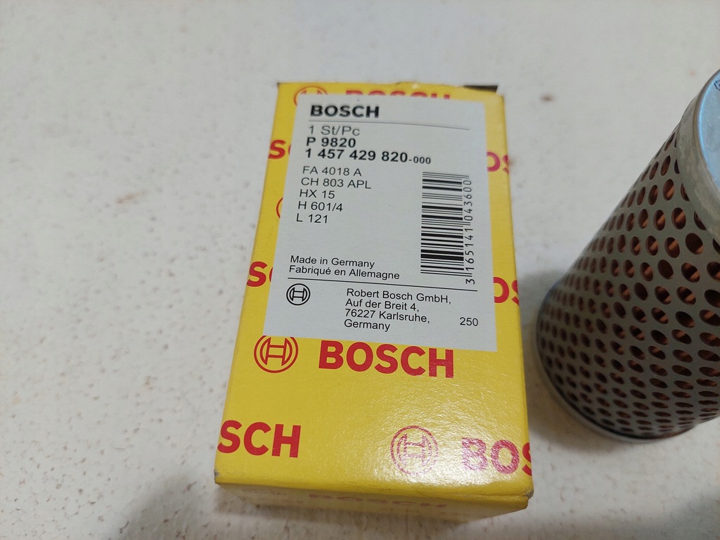 фото №16, Bosch 1 457 429 820 фильтр гидравлический, система рулевой