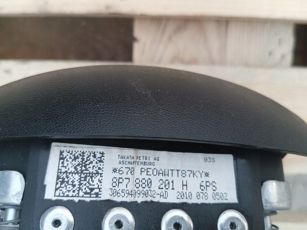 фото №9, Audi a3 lift 8p подушка подушка безопасности водителя 8p7880201h czarna ładna