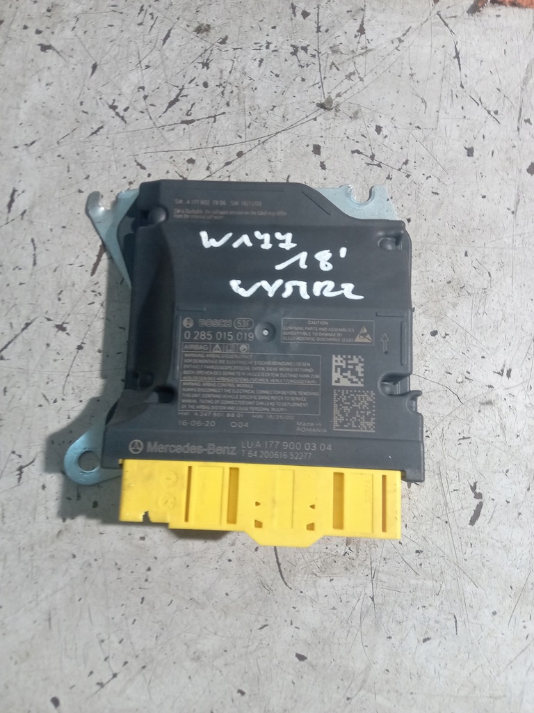 фото №1, Mercedes w177 датчик подушек подушка безопасности