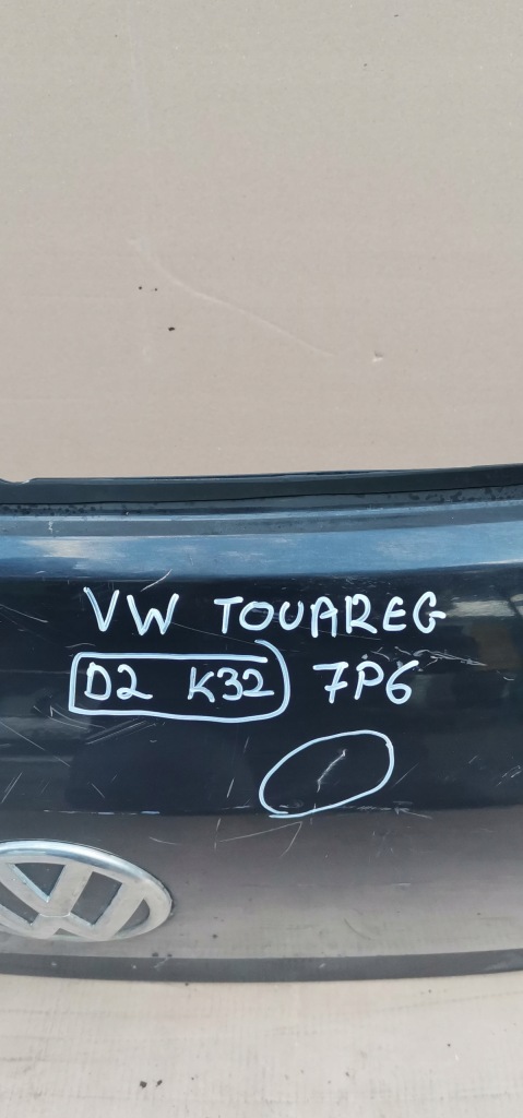 фото №7, Vw touareg 7p6 10-18 крышка багажника крышка багажника задняя