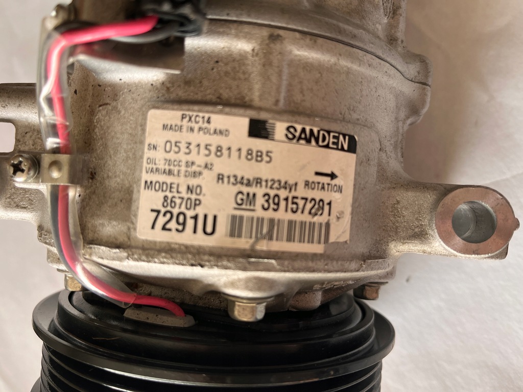 фото №7, Opel astra k insignia b 1,6 компрессор кондиционера 39157291