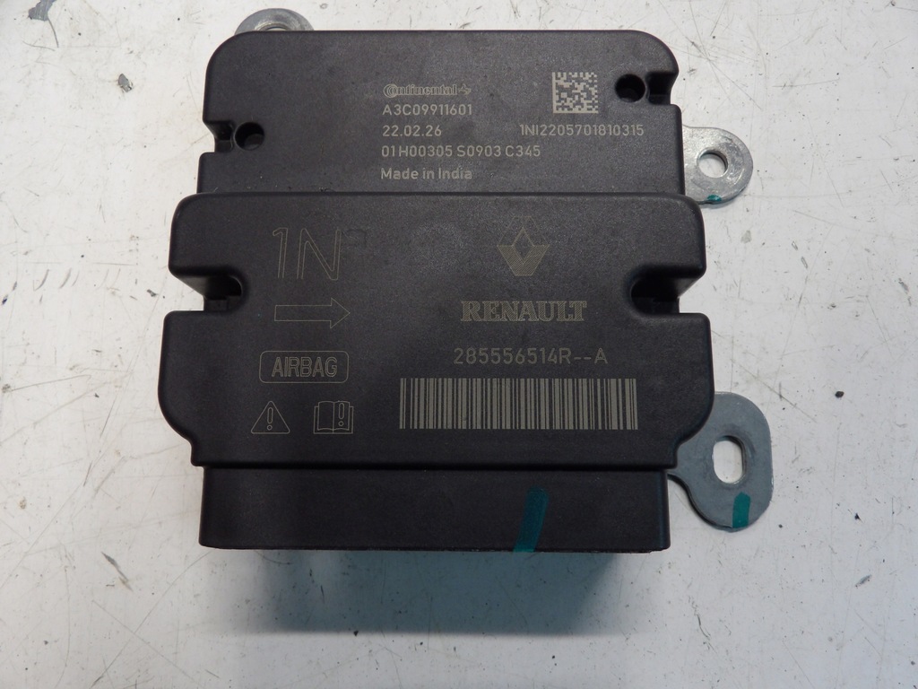 фото №1, Dacia spring датчик модуль подушка безопасности подушек 285556514r