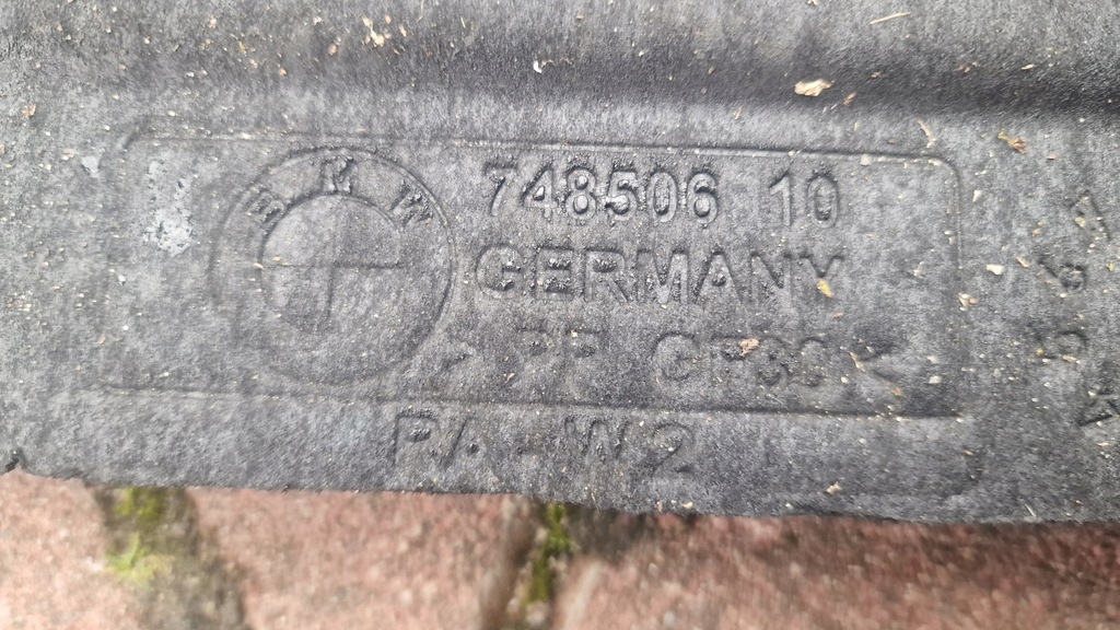 фото №5, Плита захист двигуна нижня bmw оригінал gt5 f07 f10 f01 748506