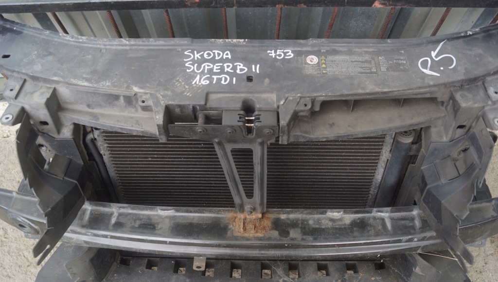 фото №5, Pas передній радіатор skoda superb ii lift 1.6 tdi