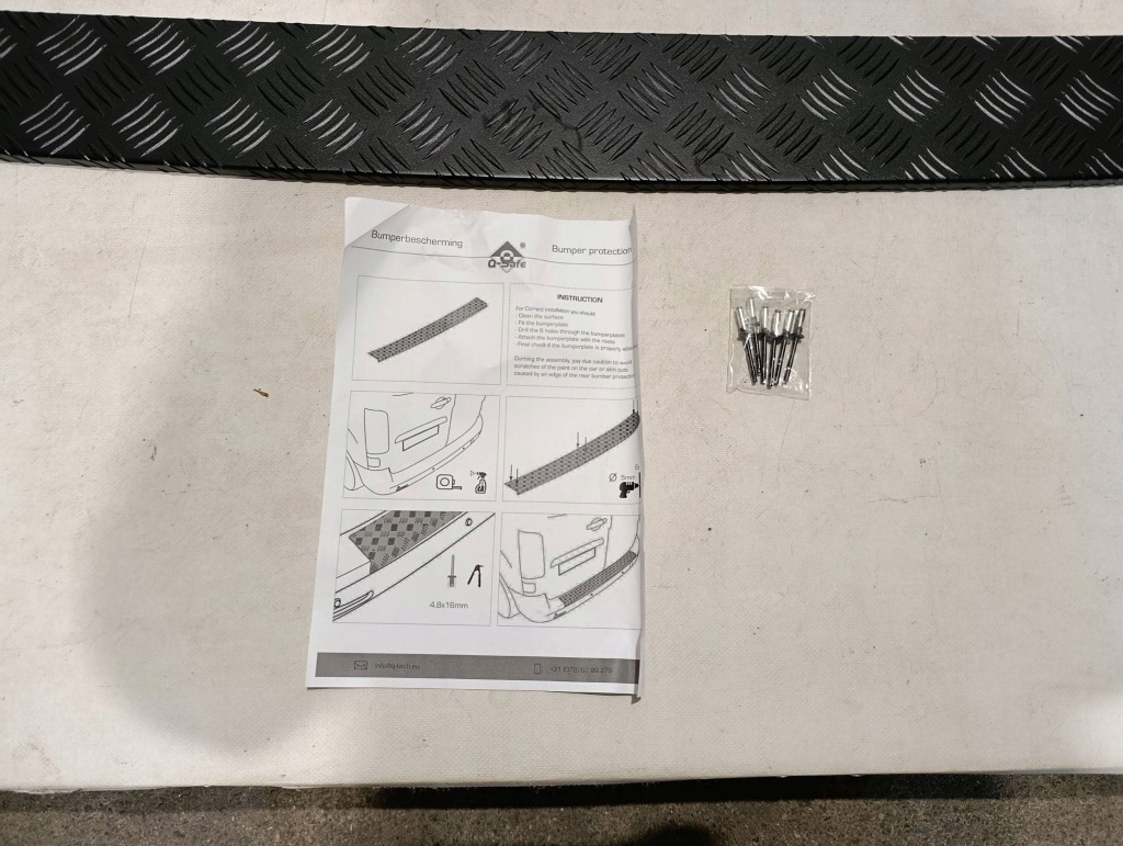 фото №5, Молдинг накладка бампера заднего renault 7717085305