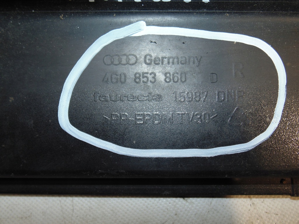 фото №7, Молдинг порог накладка правая audi a6 c7 m.