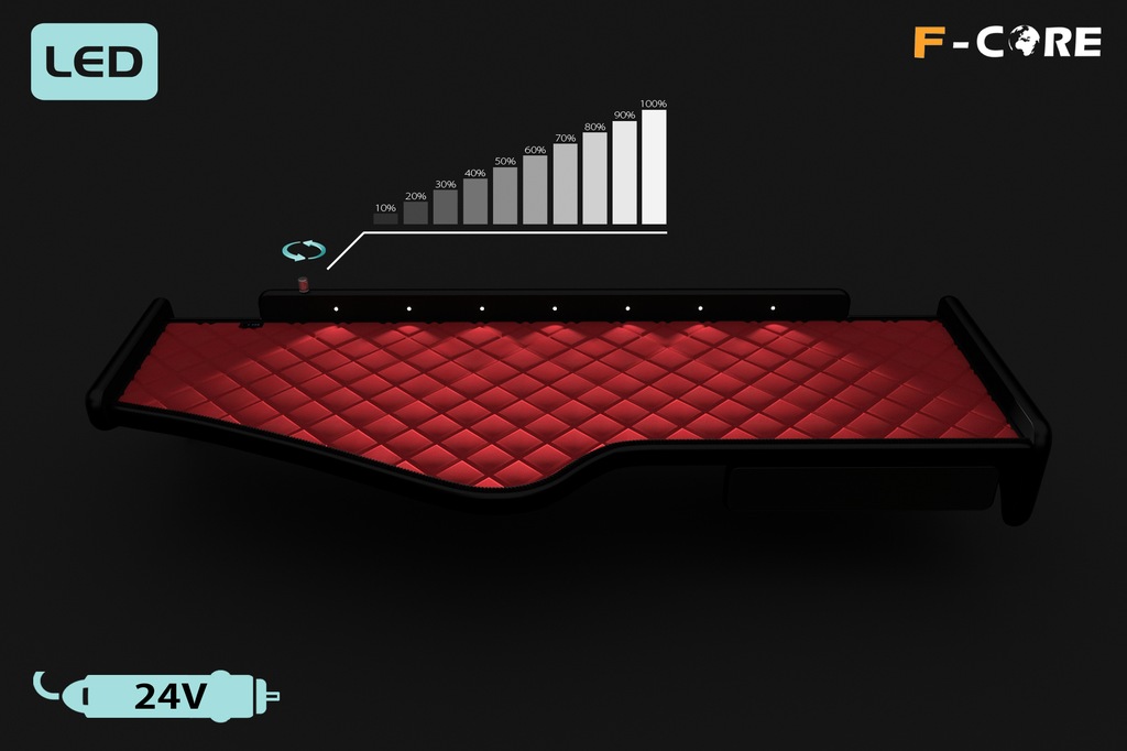 фото №5, Полиця tir scania r 05-10 подвійний шухляда led