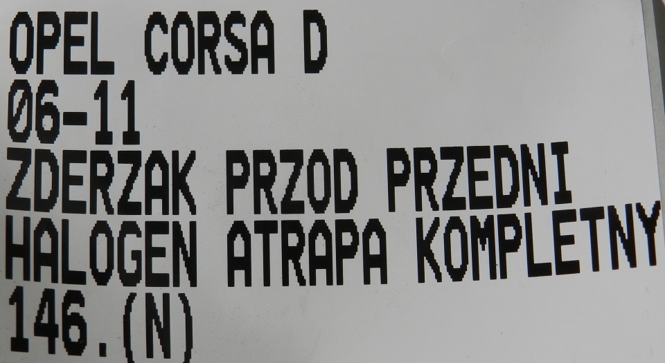 фото №13, 146.zderzak перед opel corsa d протитуманні фари 06-11