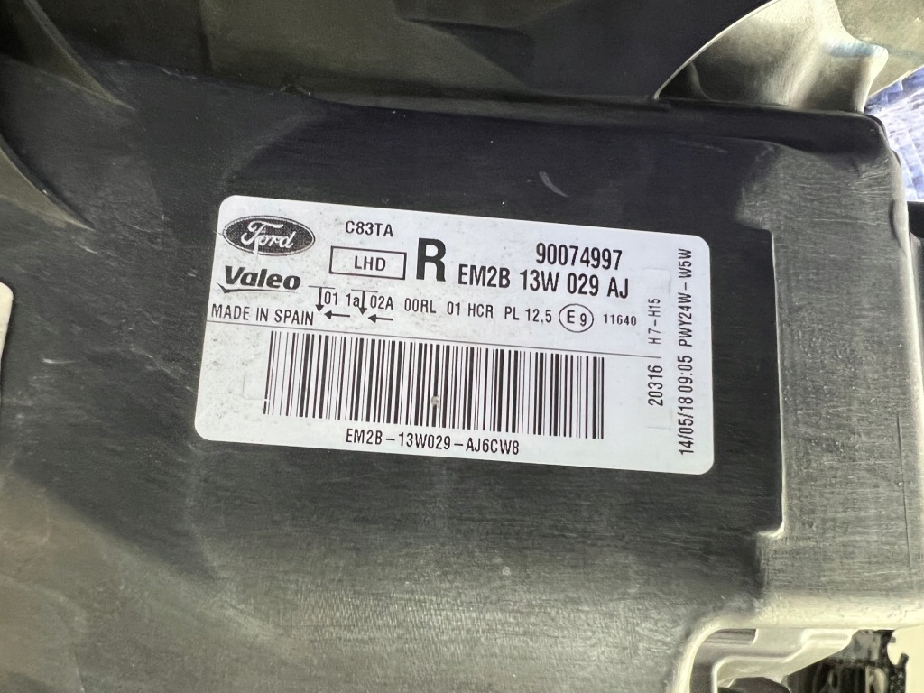 фото №5, Ford smax galaxy lift правая лампа линза + led