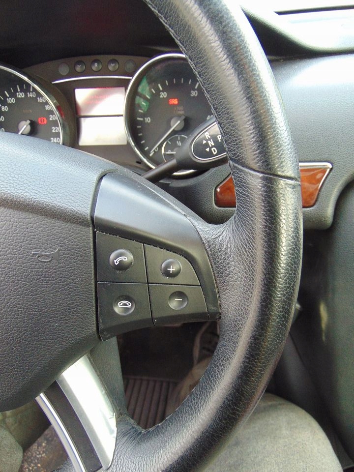 фото №5, Mercedes r-klasa w251 воздуховод кожа мультифункция + подушка водителя