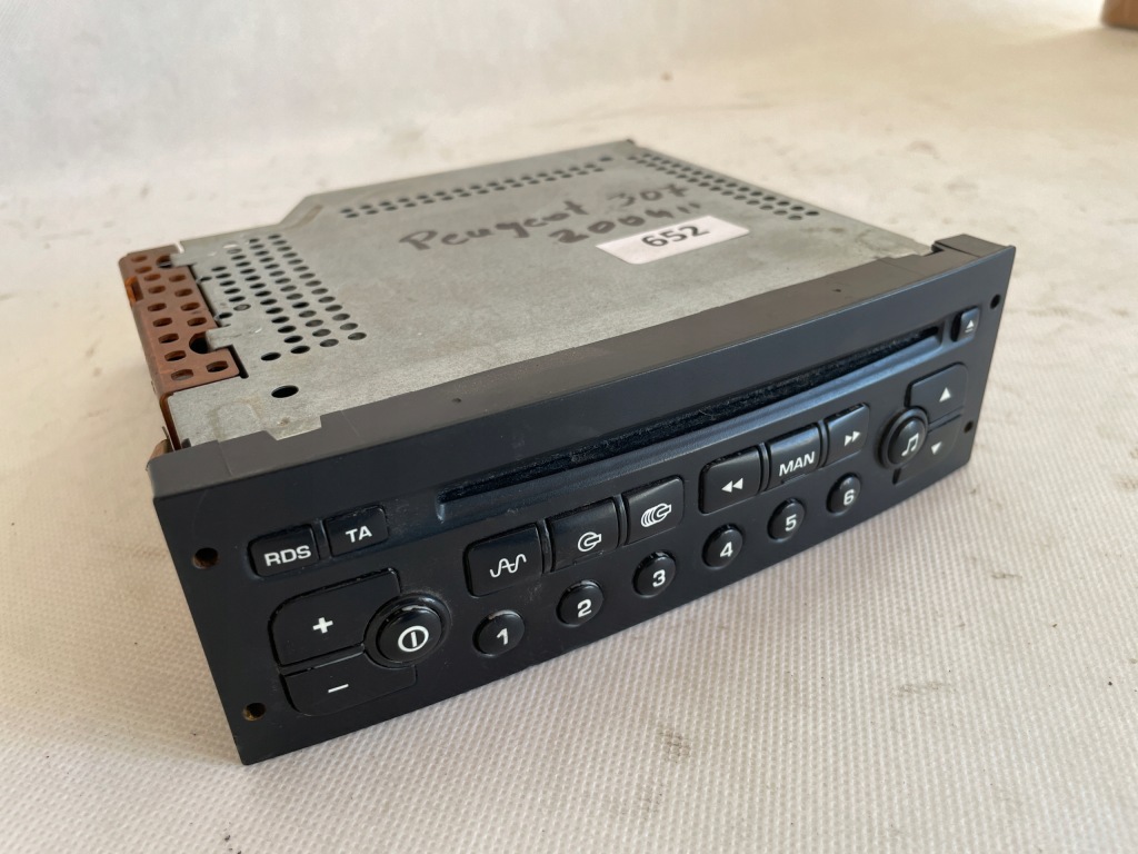 фото №1, Peugeot 307 радіопрогравач 96514684xt00