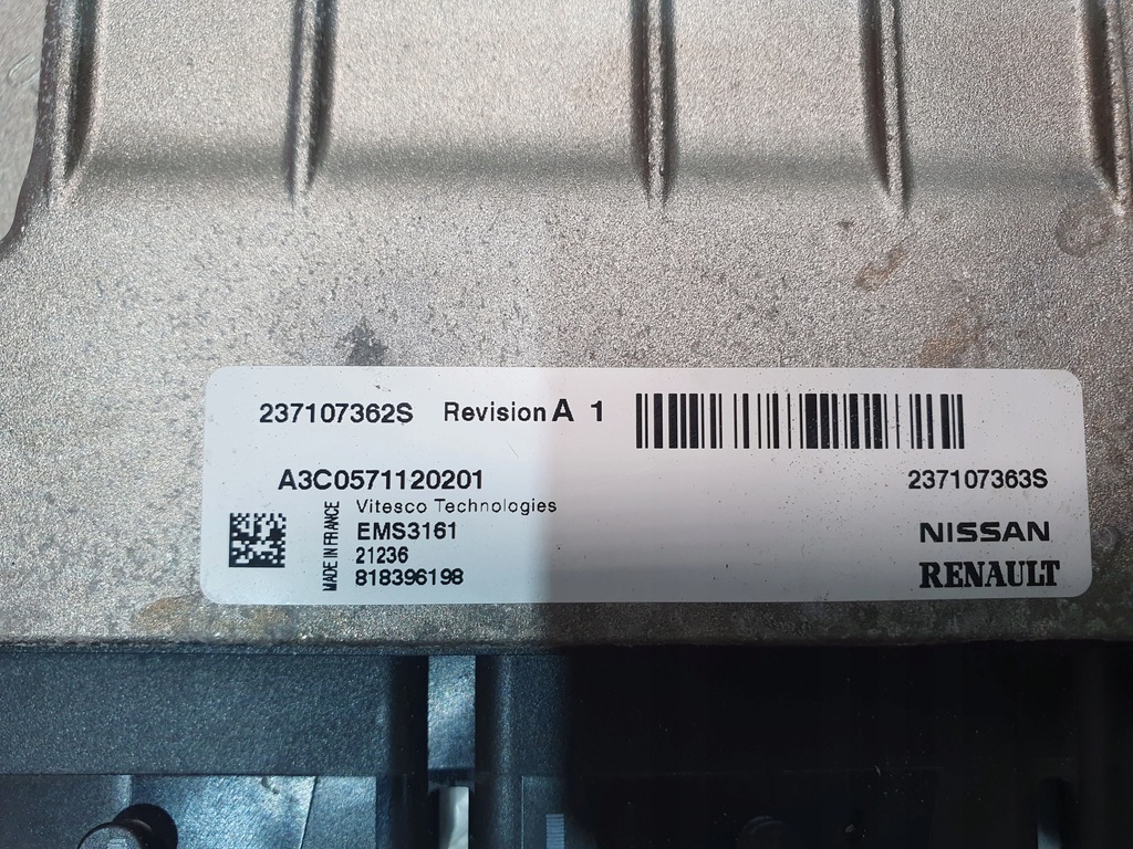 фото №1, Бортовой компьютер блок управления двигателя renault captur ii 1.3 tce 19-