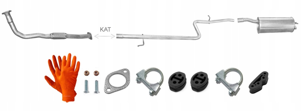 фото №8, Fiat doblo 1.9 дизель 46kw 2000-2005 система выпускной