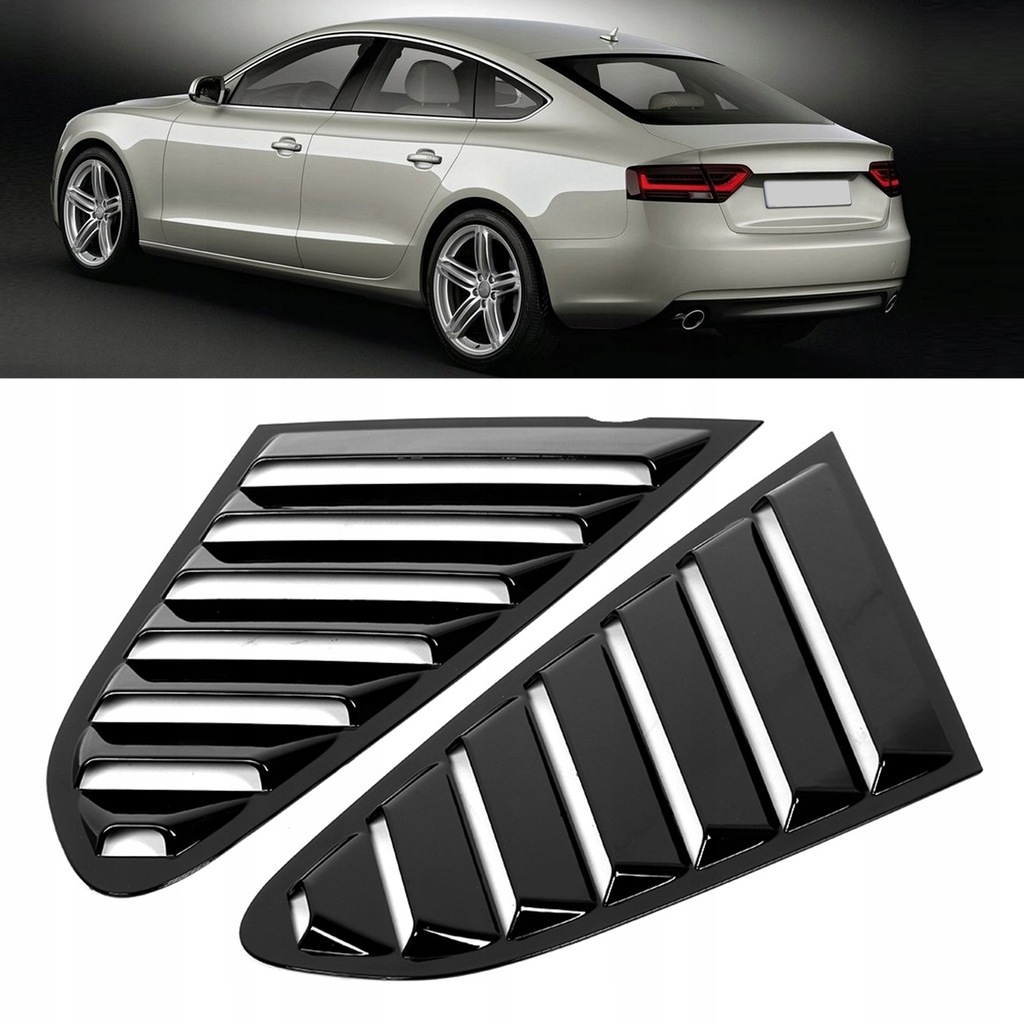 фото №9, Жалюзі віконна jasnoczarna захист бічний скло