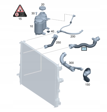 фото №1, Шланг труба wody mercedes c klasa w206 21-