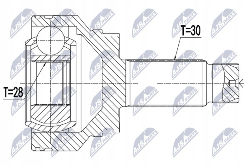 фото №2, Шарнір піввісь npz-bm-015 nty