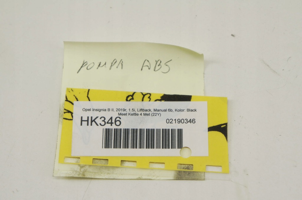 фото №8, Hk346 opel insignia b 1.5b насос abs 84502896