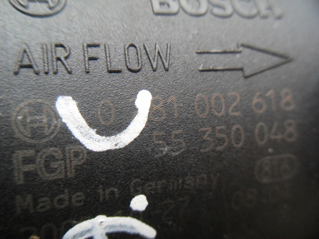 фото №12, Расходомер bosch opel 1.3 cdti 0281002618 55350048