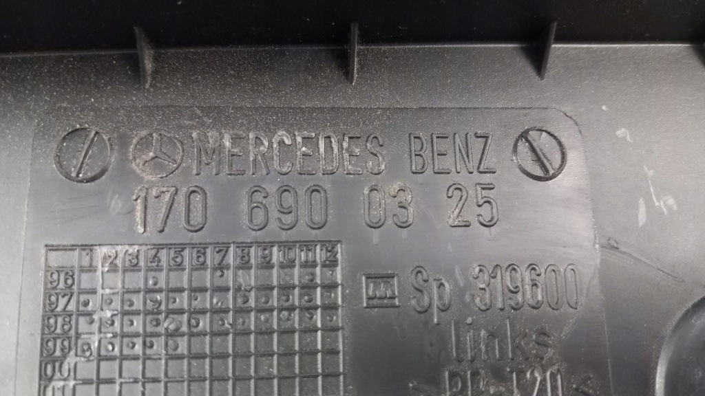 фото №7, Mercedes slk r170 обшивка лівий багажника 1706900325