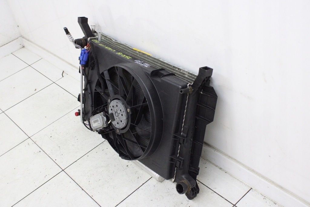 фото №7, Комплект радіатор вентилятор mercedes w169 2012r 1.5 b