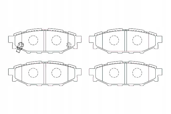 фото №1, Breck тормозные колодки тормозные subaru brz 2.0