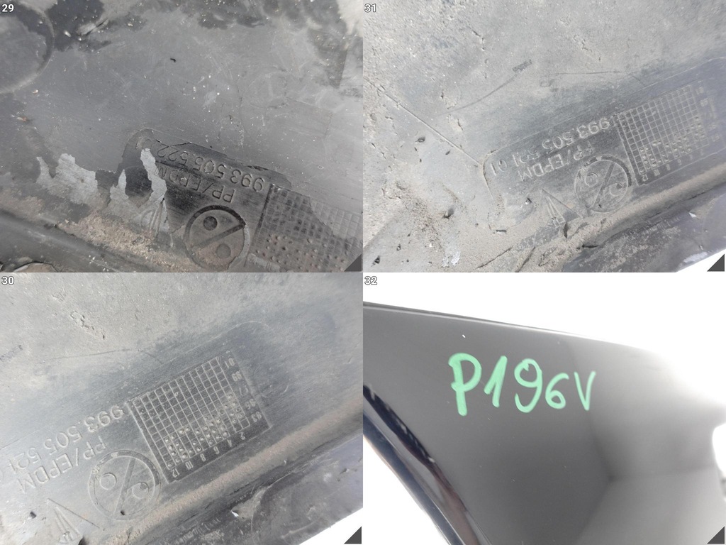 фото №12, Porsche 911 993 1994-1998 бампер + спойлер + решётка перед передний europa