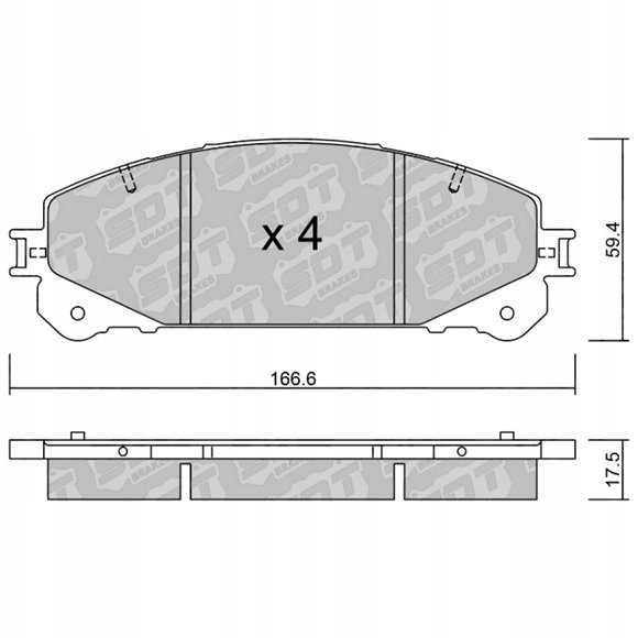 фото №1, Galfer/sdt 2139200 тормозные колодки тормозные lexus nx rx iii iv toyota rav4 iv