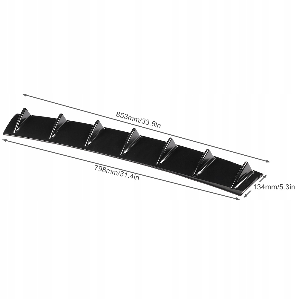 фото №9, Дифузор заднього бампера, czarna захист бампера