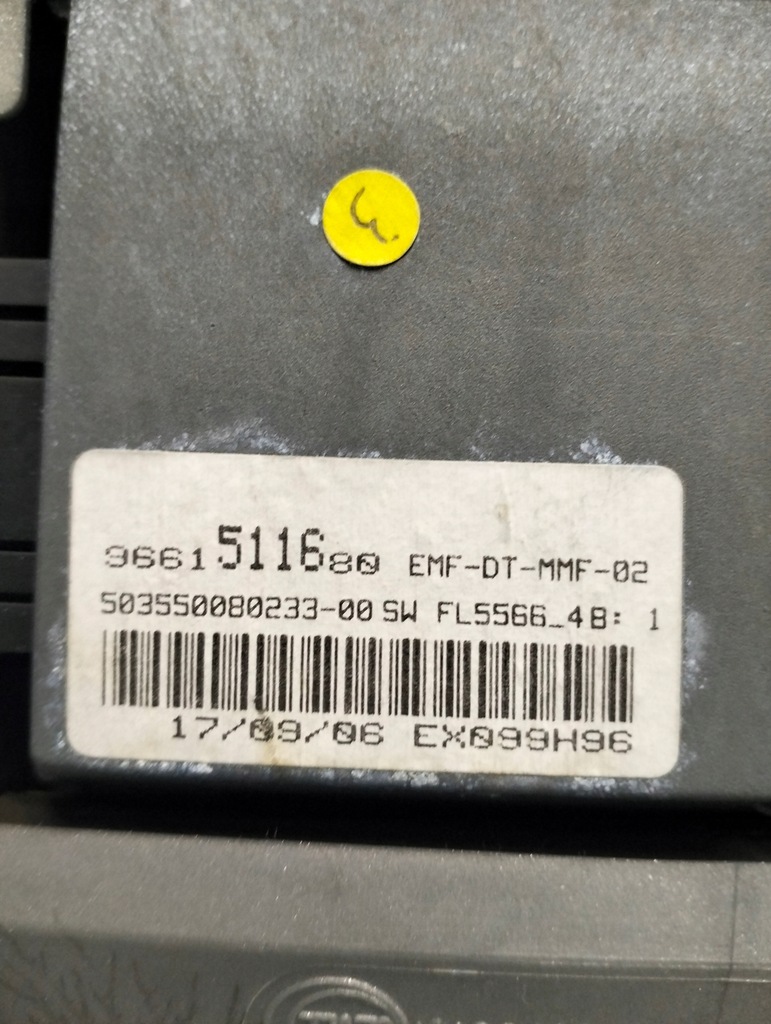 фото №12, Счетчик приборы peugot 807 2006r 2.0 hdi 9661511680