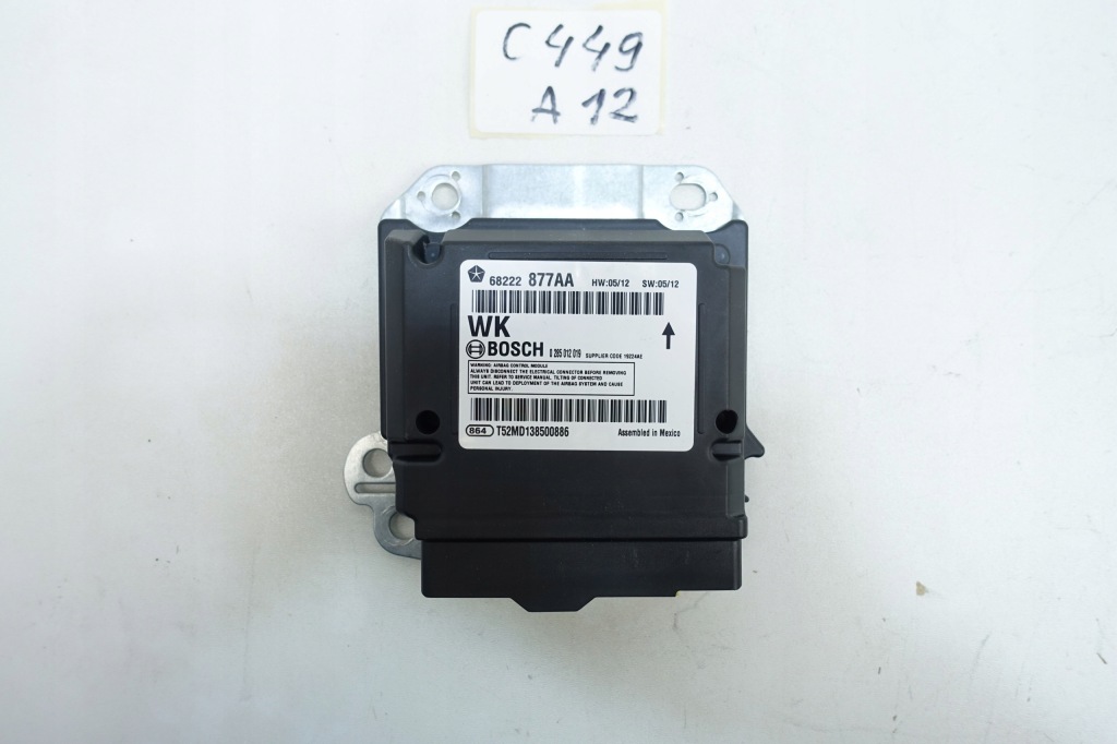 фото №1, Модуль датчик air bag jeep grand cherokee wk2 68222877aa