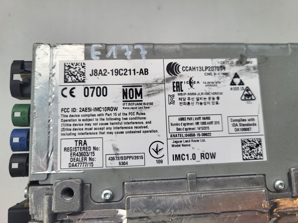 фото №4, Радиопроигрыватель радио land rover range rover velar панель j8a2-19c211-ab