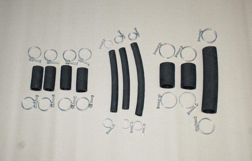 фото №7, Труби i хомути радіатора обігрівача pogrzewacza двигуна m20 gaz 69 wąż шланги