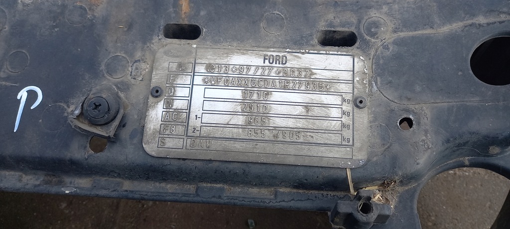 фото №5, Pas передній ford focus 1.8tddi 02r hb