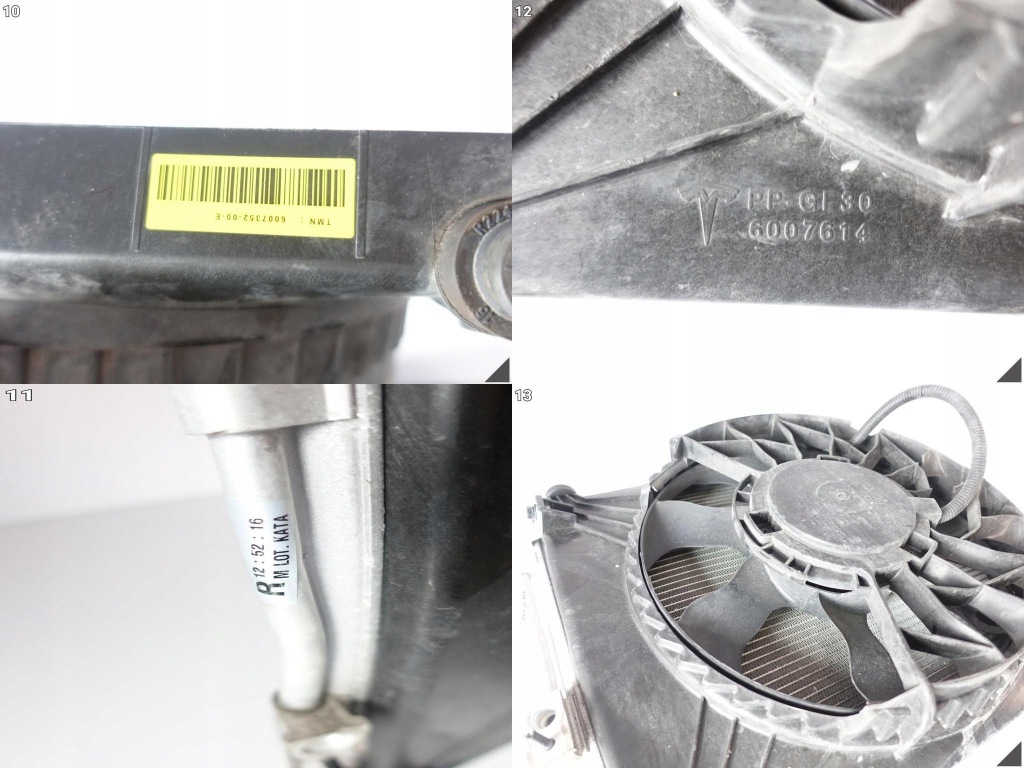 Tesla model s радиатор кондиционера кондиционер + вентилятор 6007614 6007610 Доставка