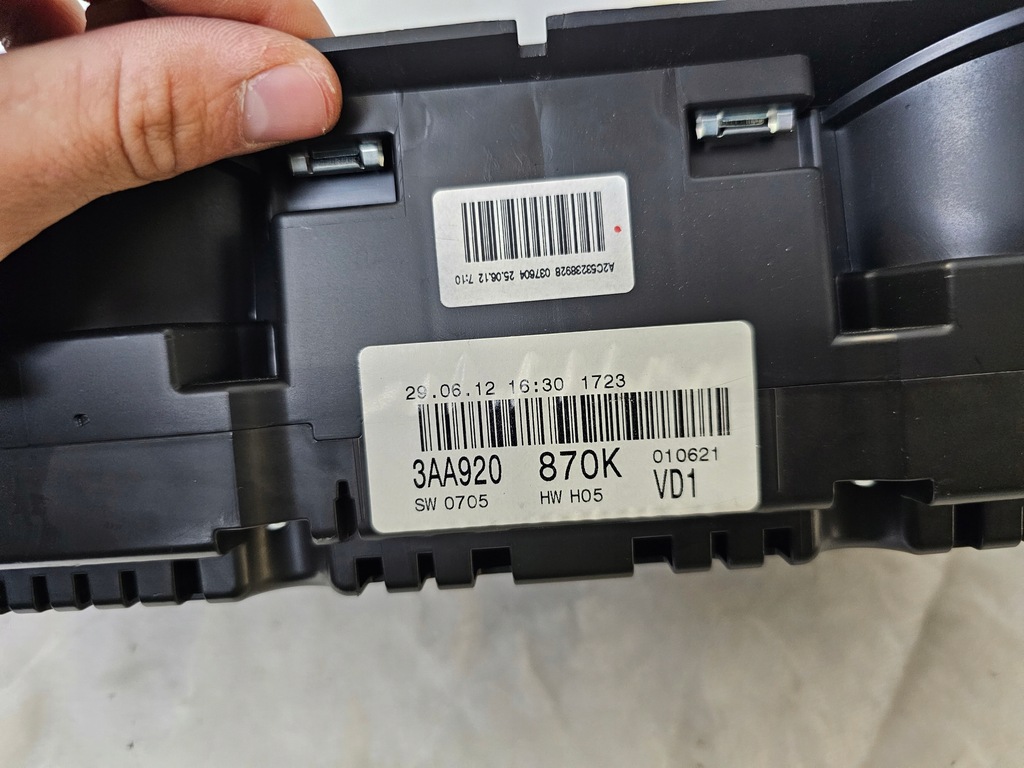 фото №6, Счетчик приборы europa vw passat b7 3aa920870k
