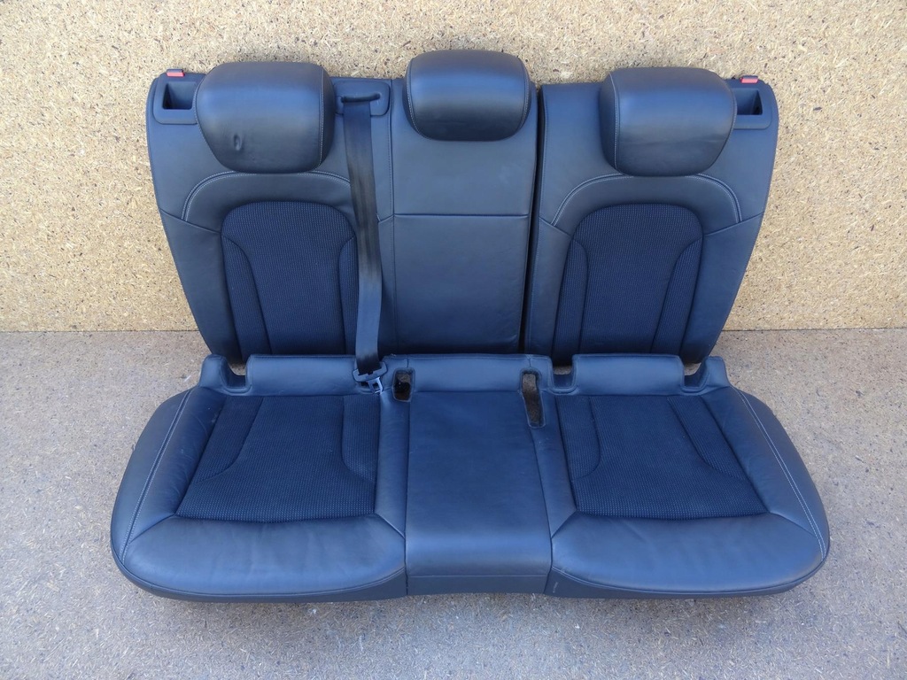 фото №11, Audi q3 8u s-line 11-18 обивка сиденья заднее сиденье кожа материал комплект