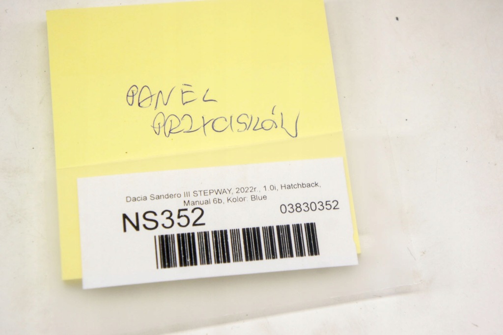 фото №7, Ns352 dacia sandero iii панель переключатель eco