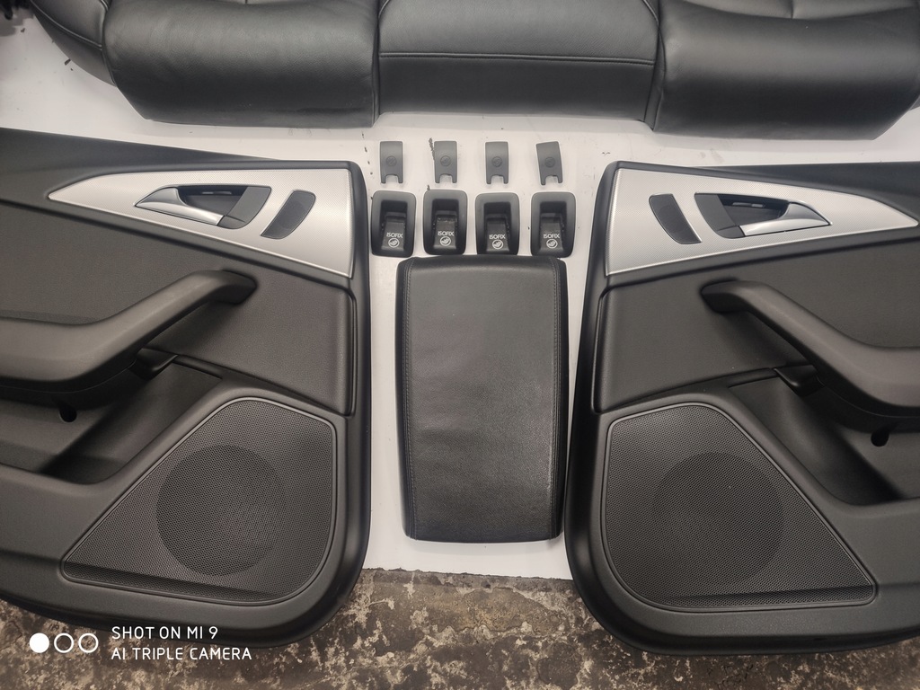 фото №10, Audi a6 c7 sedan сиденья заднее сиденье обшивки